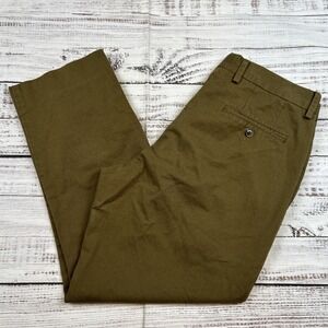 Spier & Mackay Contemporary Pants Men's Size 32x26 Green Handmade Cotton Trouser
